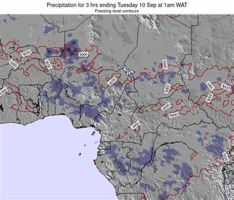 Gabon Precipitation For Hrs Ending Tuesday Aug At Pm Wat