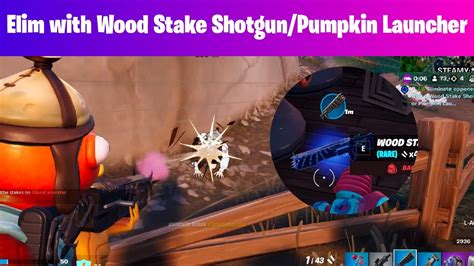 Fortnite วิธีทำ Eliminate Opponents With A Wood Stake Shotgun Or