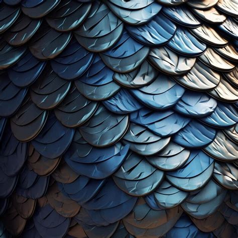 Premium AI Image | fish scales pattern