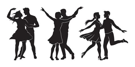 People Dancing Silhouette Vector Art, Icons, and Graphics for Free Download