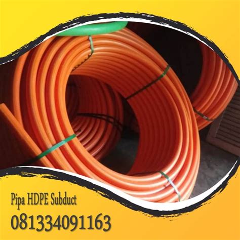 Daftar Harga Pipa Subduct Warna Orange 1 HARGA PIPA HDPE PVC PPR