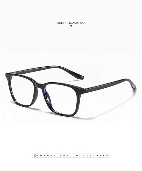 New Tr90 Glasses Frame Men Women Handmade Vintage Square Eyeglasses Optical Myopia Prescription