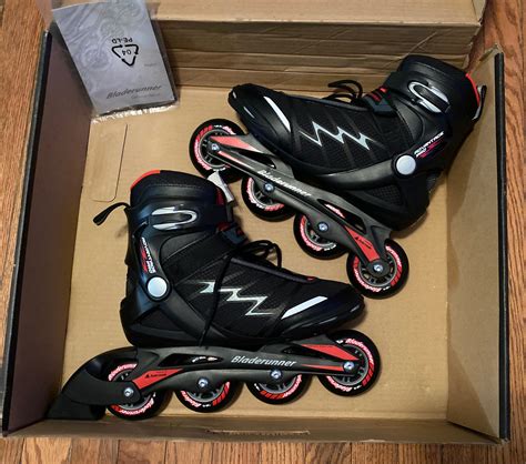 Bladerunner Advantage Pro Xt Mens Black Red Incline Skates