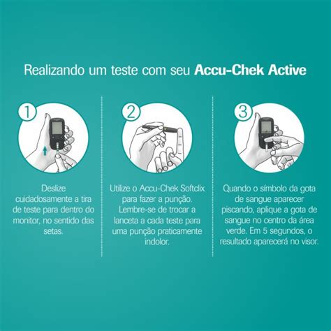Como Usar O Medidor De Glicose Accu-chek Active