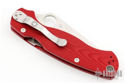 C81alprdl2 Paramilitary 2 Red Aluminum Arizona Custom Knives