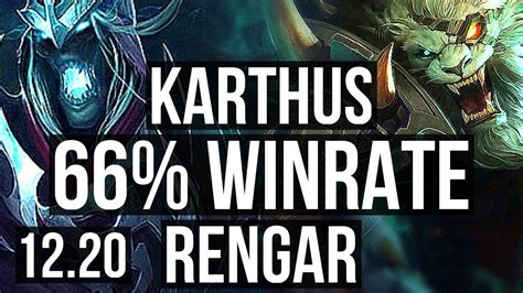 Karthus Vs Rengar Jng Winrate Legendary Euw Master