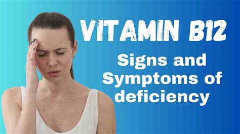 Signs and Symptoms of Vitamin B12 deficiency - Nutrition Meet