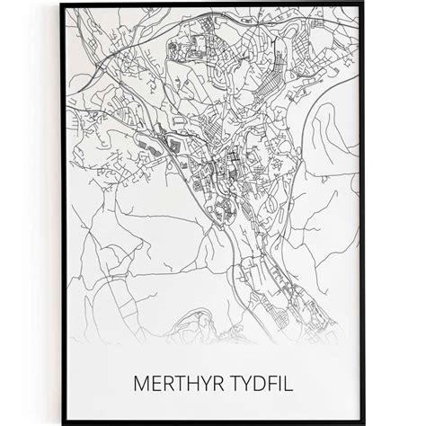 Merthyr Tydfil, Wales - City Poster Store