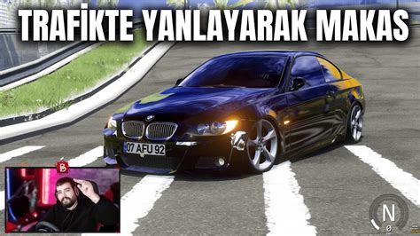 TRAFİKTE YANLAYARAK MAKAS ATTIM BMW 335 İ ASSETTO CORSA YouTube