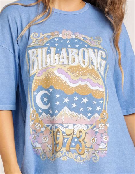 Billabong Wild Mountain Womens Tee Blue Tillys Billabong Womens