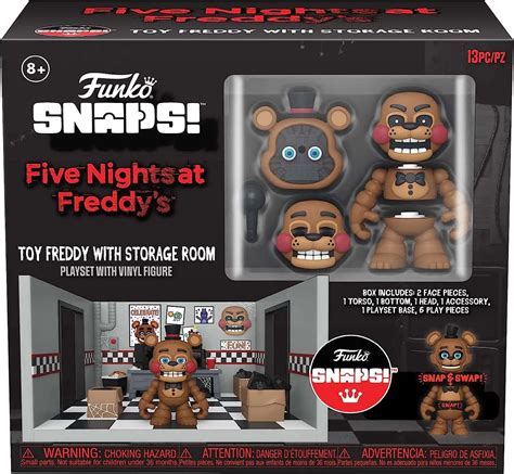 Funko Five Nights At Freddys Snaps Toy Freddy With Storage Room Mini