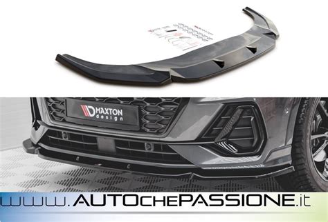 Splitter Spoiler Anteriore V Per Audi Q Sportback S Line Cod Au Q