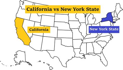 California Vs New York State Us States Comparison