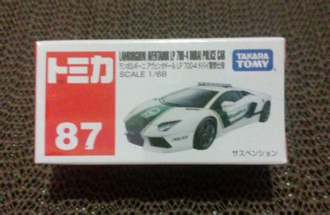 Jual Tomica 87 Lamborghini Aventador LP 700 4 Dubai Police Car Di