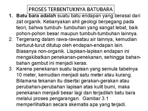 Pertemuan 3 4 Sumber Daya Energi Fosil Batubara