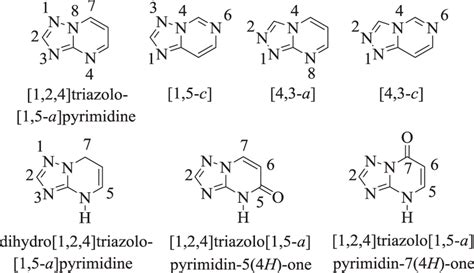 The 1 2 4 Triazolo 1 5 A Pyrimidine TP Scaffold Its Isomers And