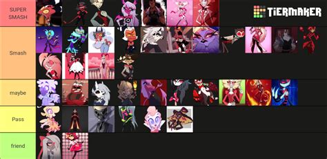 Smash Or Pass Helluva Boss And Hazbin Hotel Tier List Community