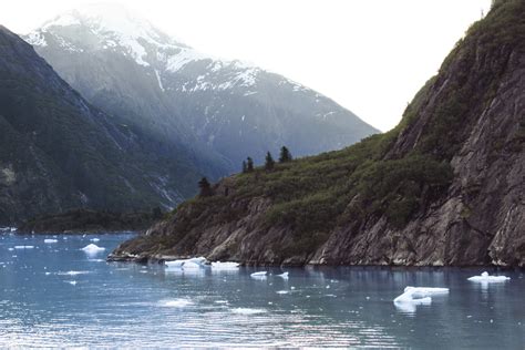 Snowy Mountain Ravine Royalty Free Photo