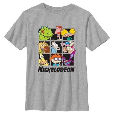 Boy's Nickelodeon Character Squares T-shirt : Target