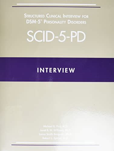 Structured Clinical Interview For DSM 5 Personality Disorders SCID 5