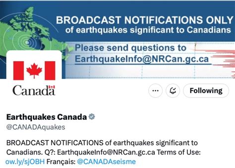 Earthquakes Canada to Abandon its 112,000 Followers on X • iPhone in ...