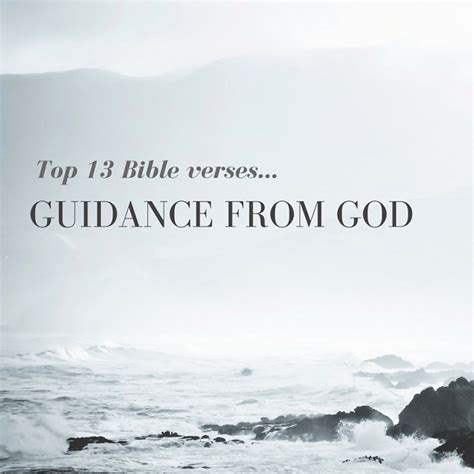 13 Top Bible verses-guidance-from-god - Everyday Servant