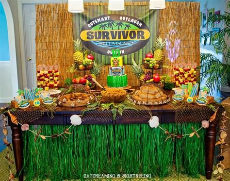 Survivor Party Planning Ideas Supplies Idea Cake Decorations Survivor