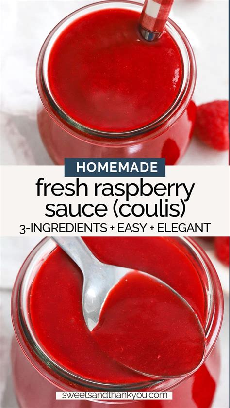 Raspberry Coulis Fresh Raspberry Sauce Artofit