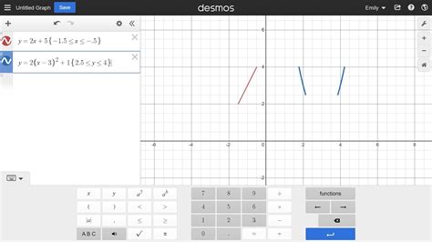 How To Restrict Domain Range In Desmos Youtube