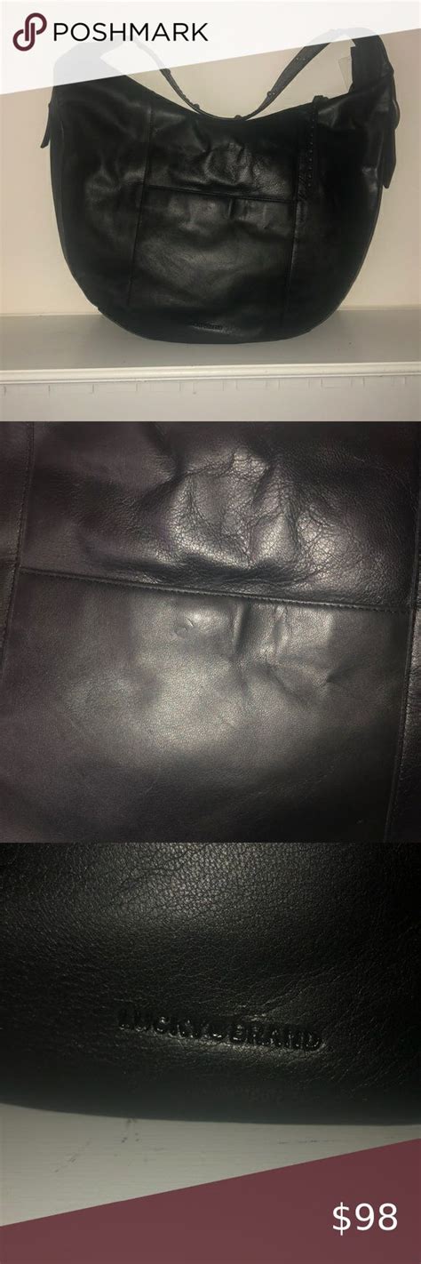 Lucky Brand hobo black leather brand new | Lucky brand, Black leather ...