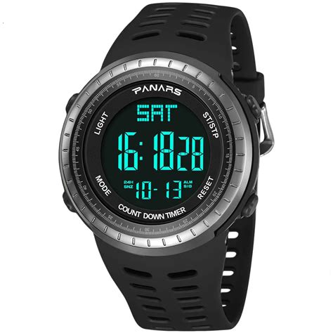 Aliexpress.com : Buy LED Display Digital Watch Men Chronograph Swimming ...