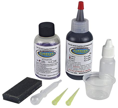 Plastic Repair Kit Plastex Standard Set