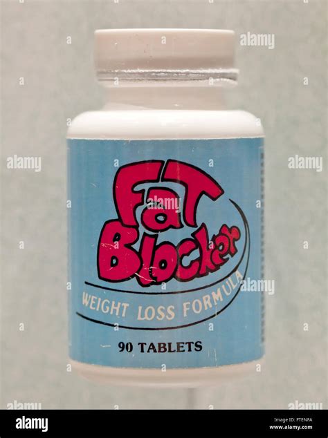 Fat Blocker pill bottle (diet pills) - USA Stock Photo - Alamy