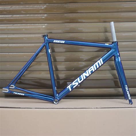 Tsunami Snm100 Fixie Bike Frame Single Speed Fixed Gear Bike 700c Track