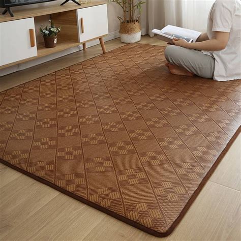 ♝japanese Style Tatami Floor Mat Summer Mat Rattan Mat Living Room