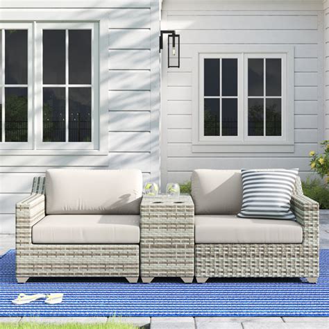 Beachcrest Home Gerrald 3 Piece Sofa Seating Group With Cushions Wayfair