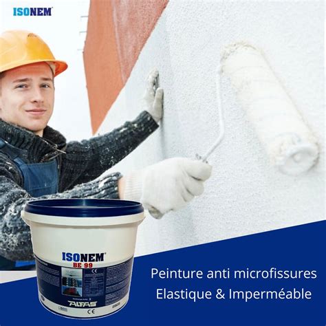 Peinture pour façade Anti fissures Extérieur Elastique