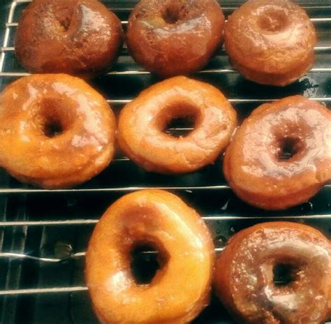 Missing 1 already 😁 No Yeast Caramel Glaze Donuts : r/donuts