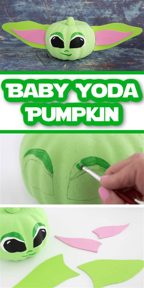 Baby Yoda Pumpkin (Cute No Carve Pumpkin Idea) | Fun Money Mom