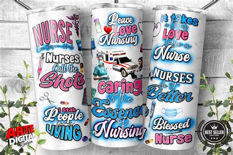 Nurse Tumbler, Nurse Sublimation tumbler, instant download