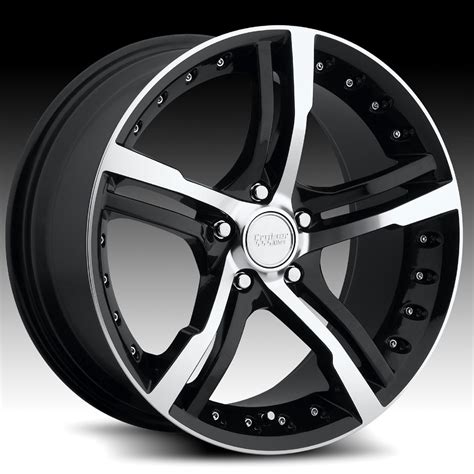 Cruiser Alloy 904mb 904 Switchblade Black And Machined Custom Rims