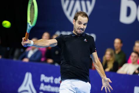 Tennis Anvers Gasquet Dans Le Dernier Carr