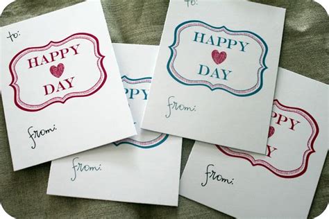 Happy Heart Day - Free Printable