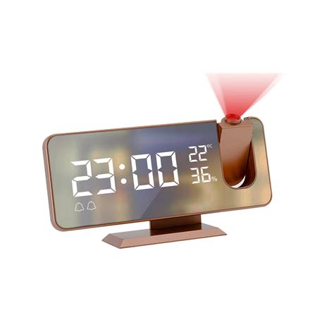 Buy Ftoyin Projection Alarm Clock Digital Clock With 180° Rotatable