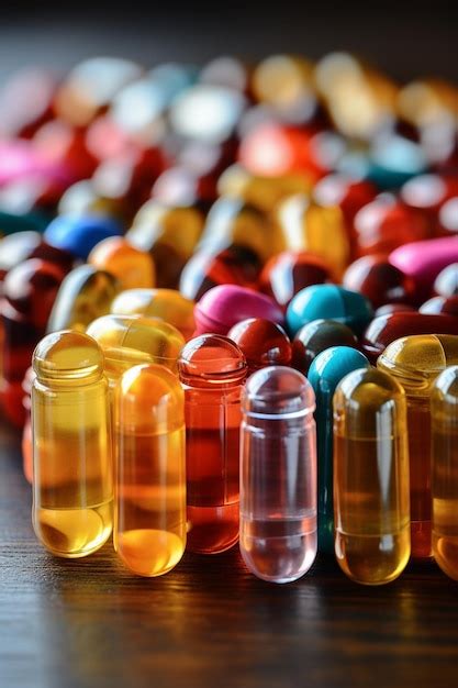 Premium AI Image Antibiotic Capsules HD 8K Wallpaper Stock