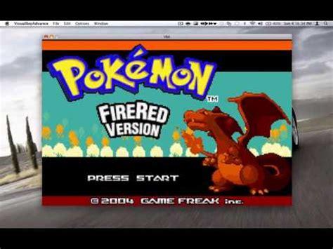 Pokémon Fire Red Version Gameplay Game Boy Advance YouTube