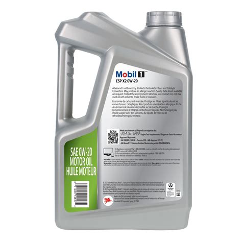 Mobil 1 ESP Full Synthetic Engine Oil 0W 20 5 Quart