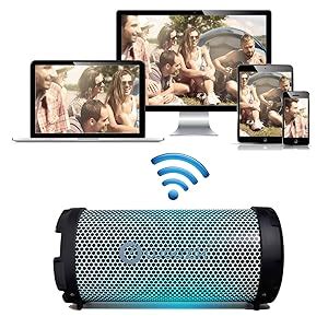 Woozik S Led Portable Bluetooth Outdoor Indoor Hi Fi Wireless