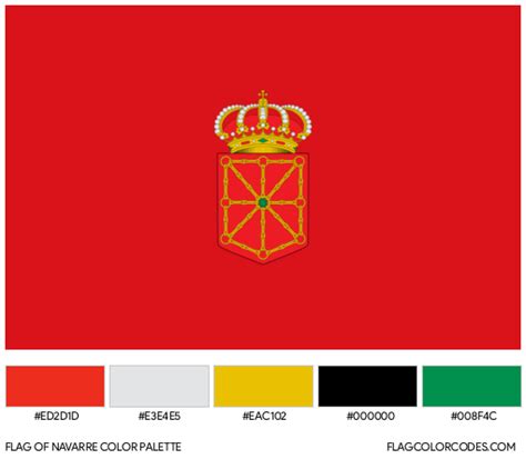 Navarre flag color codes