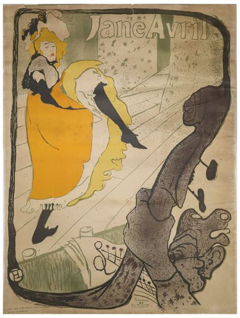 Henri De Toulouse Lautrec Poster Della Mostra Jane Avril Jardin